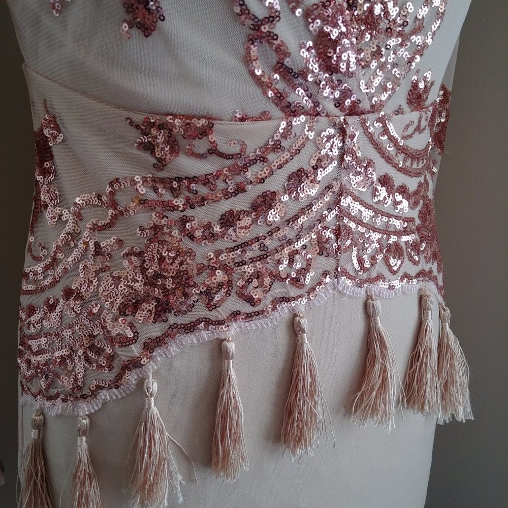 Nasty Gal How Low Can You Go Sequin Dress - Picture 7 of 8